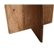 Bartlett Natural Finished Modern Organic Wood Dining Table