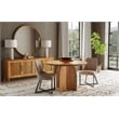 Bartlett Natural Finished Modern Organic Wood Dining Table