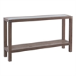Calum Console Table in Natural Wire Brushed Mango Wood