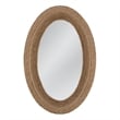 Regatta Engineered Wood Wall Mirror with Natural Jute Rope Frame