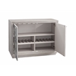 Peninsula Ridge Bar Cabinet in Gray Wood