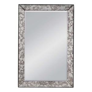 Mic 48&quot H x 32&quot W Rectangular Wall Mirror in Antique Mirror Finish