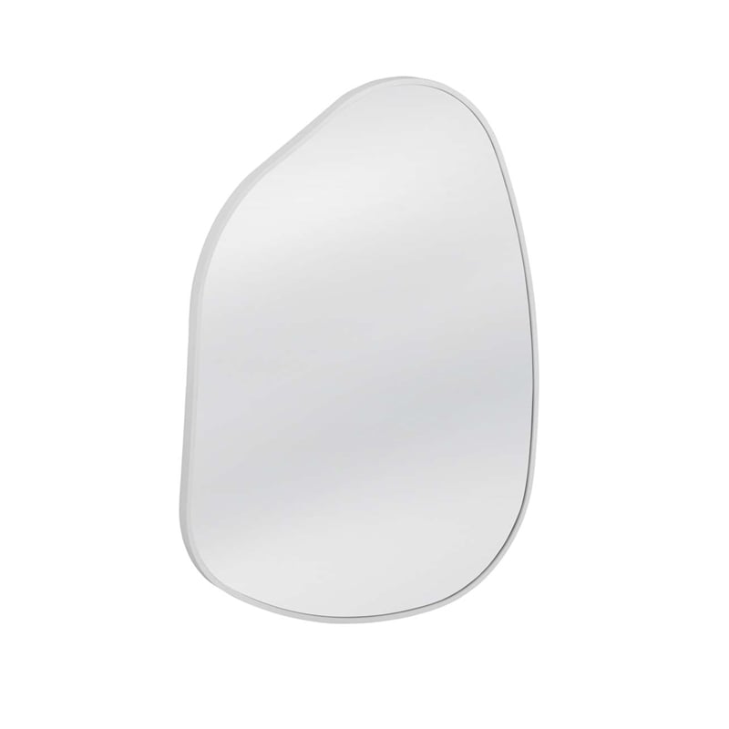 Bassett Mirror Ash Asymmetrical Wall Mirror in White