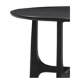 Dunnigan Modern Dining Table in Matte Black Finished Wood