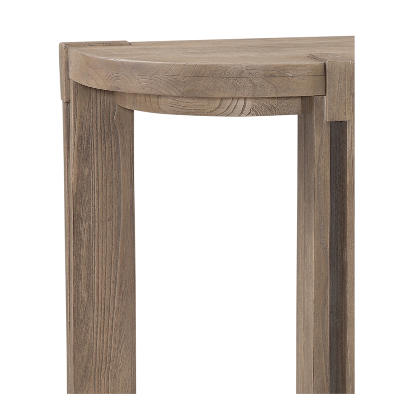 McGuire Console Table in Natural Mindi Wood