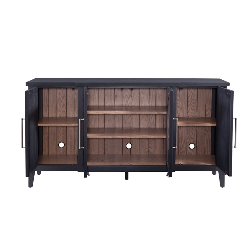 Fynn Server in Black Wood