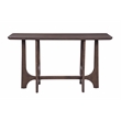 Dunnigan Console in Antique Brown Oak Finished Wood