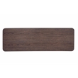 Dunnigan Console in Antique Brown Oak Finished Wood