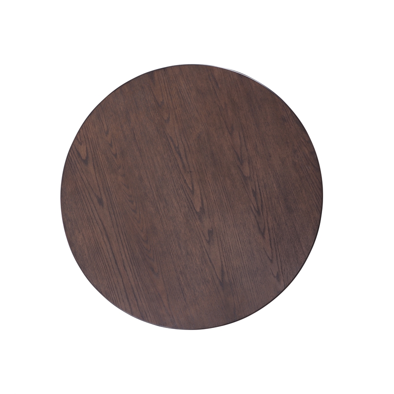 Dunnigan Oak End Table in Antique Brown Oak Wood
