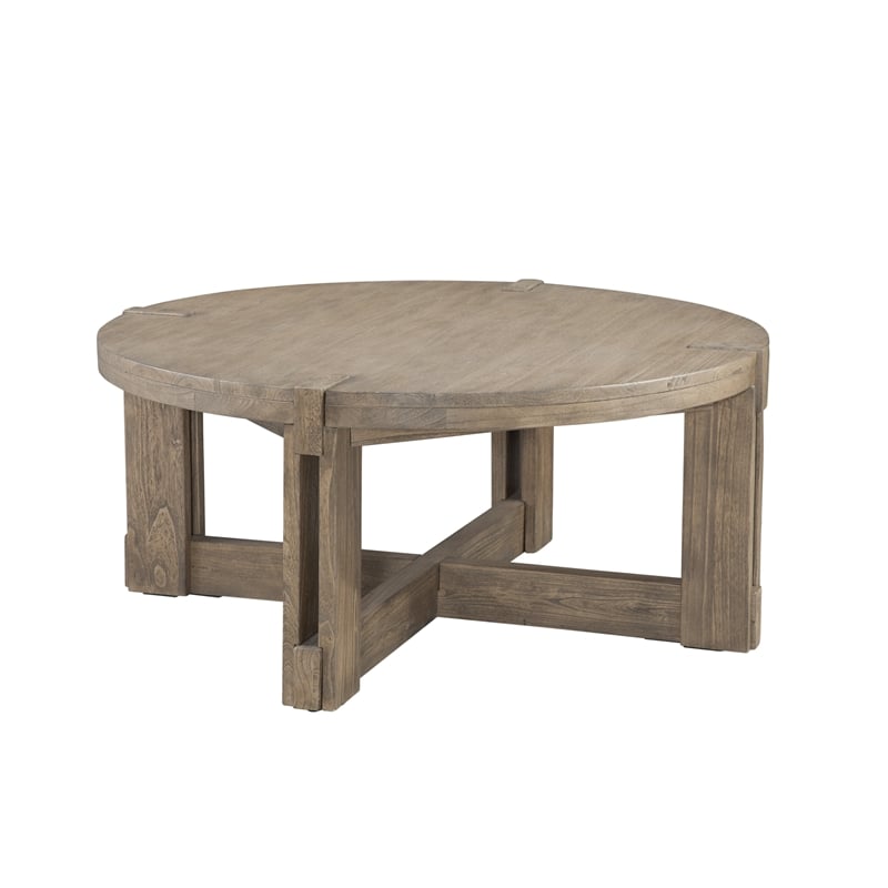 McGuire Cocktail Table in Natural Mindi Wood