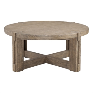 McGuire Cocktail Table in Natural Mindi Wood