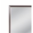 Sophie Modern Floor Mirror - Shiny Silver