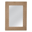 Darlington Wall Mirror in Natural Jute Rope Covered Engineered Wood Frame