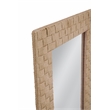 Darlington Wall Mirror in Natural Jute Rope Covered Engineered Wood Frame
