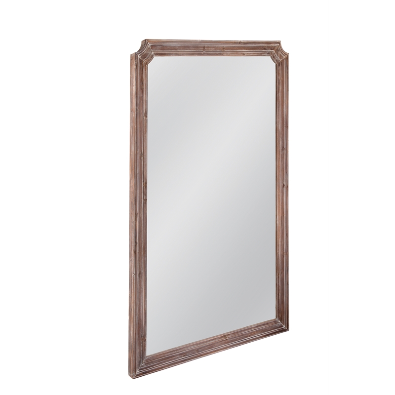 Joss Floor Mirror in Natural Wood