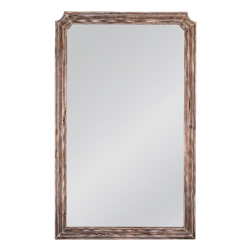 Joss Floor Mirror in Natural Wood