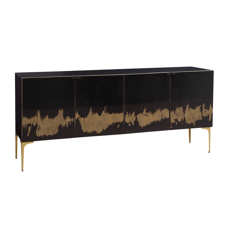 Kali Iron Sideboard in Black Metal