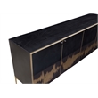 Kali Iron Sideboard in Black Metal