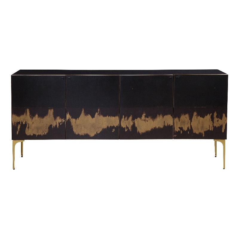 Kali Iron Sideboard in Black Metal