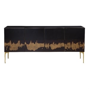 Kali Iron Sideboard in Black Metal