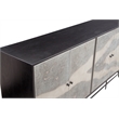 Caspar Iron Sideboard in Black Metal
