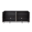 Caspar Iron Sideboard in Black Metal