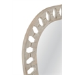 Enya Wall Mirror in White Wood