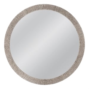 Beatrice Wall Mirror in Silver Resin