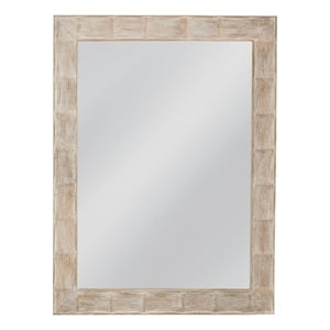 Guyton Wall Mirror in White Wood