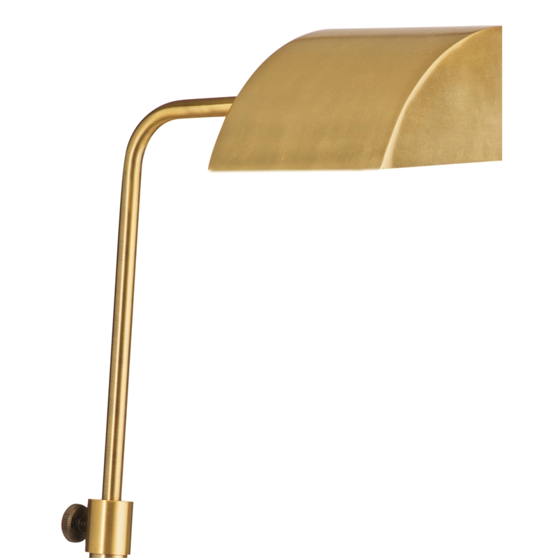 Golden Desk Lamp in Brass Metal