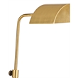 Golden Desk Lamp in Brass Metal