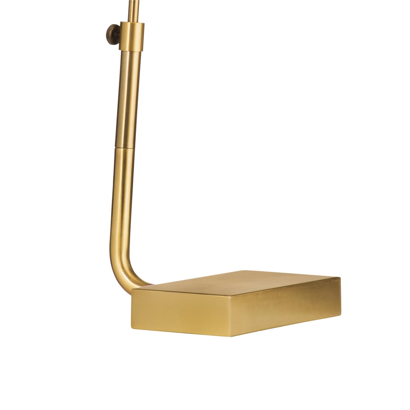 Golden Desk Lamp in Brass Metal