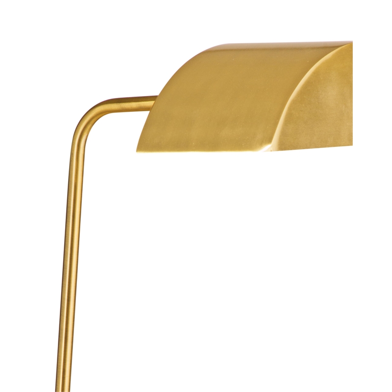 Golden Desk Lamp in Brass Metal