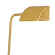 Golden Desk Lamp in Brass Metal
