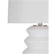 Hess Table Lamp in White Resin