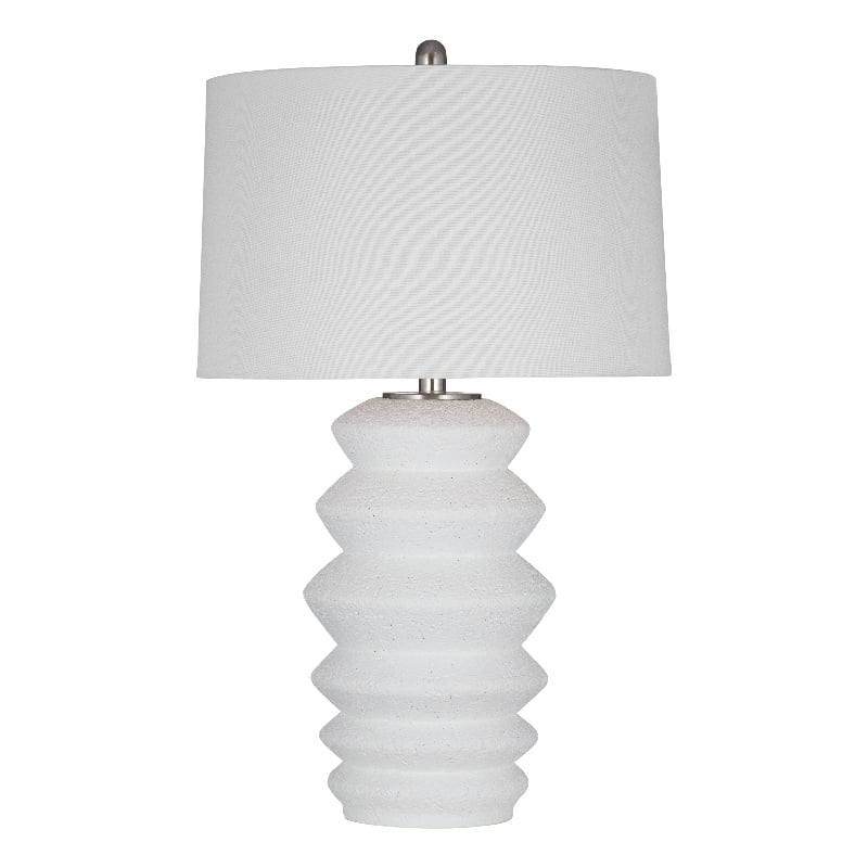 Hess Table Lamp in White Resin