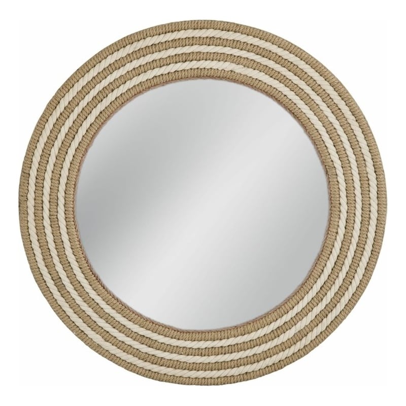 Astern Wall Mirror in White Wood