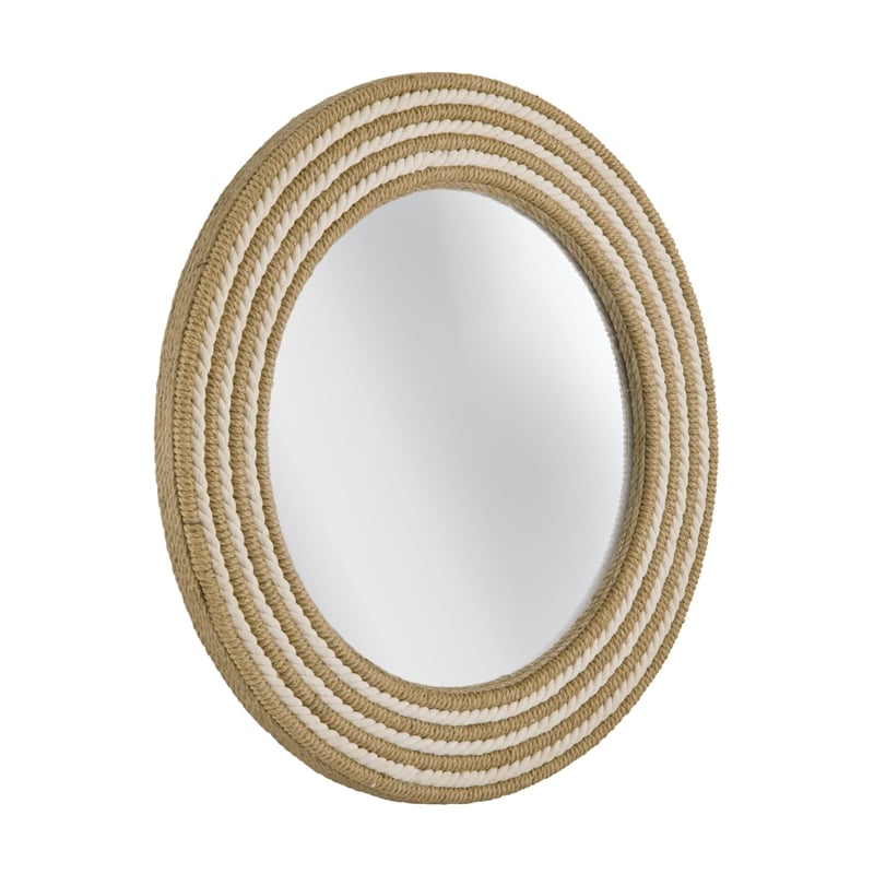 Astern Wall Mirror in White Wood