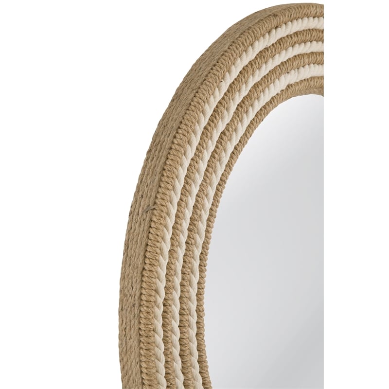 Astern Wall Mirror in White Wood
