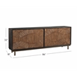 Keir Two Tone Server in Natural Wood