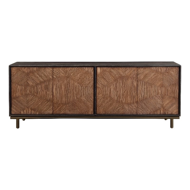 Keir Two Tone Server in Natural Wood
