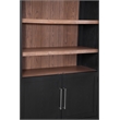 Fynn Wooden Display Cabinet in Traditional Black Oak Wood