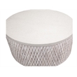 Brewer Coastal Accent Cocktail Table in White Wood