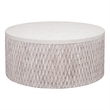 Brewer Coastal Accent Cocktail Table in White Wood