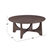 Dunnigan Brown Oak Coffee Table