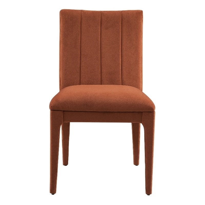 Brianne Rust Dining Chair in Modern Wood