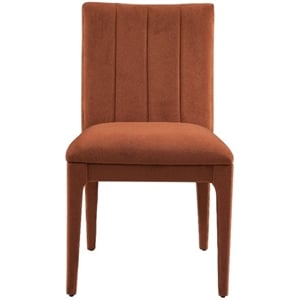 Brianne Rust Dining Chair in Modern Wood