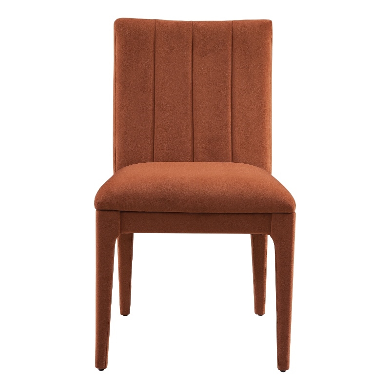 Brianne Rust Dining Chair in Modern Wood