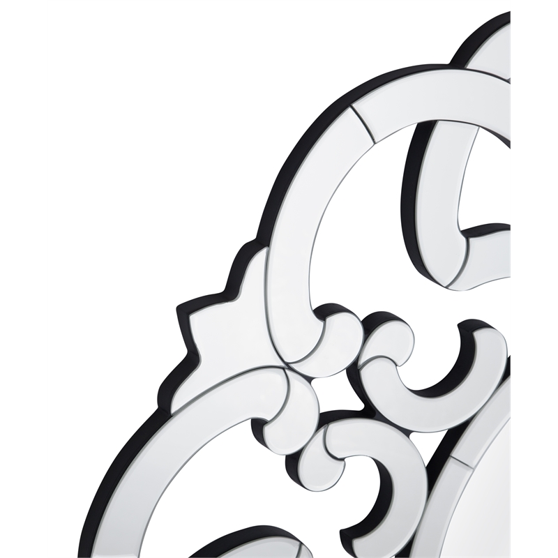 Adventurine Wall Mirror in Modern Clear Glass