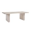 White Wood Nadia Coastal Dining Table Mango